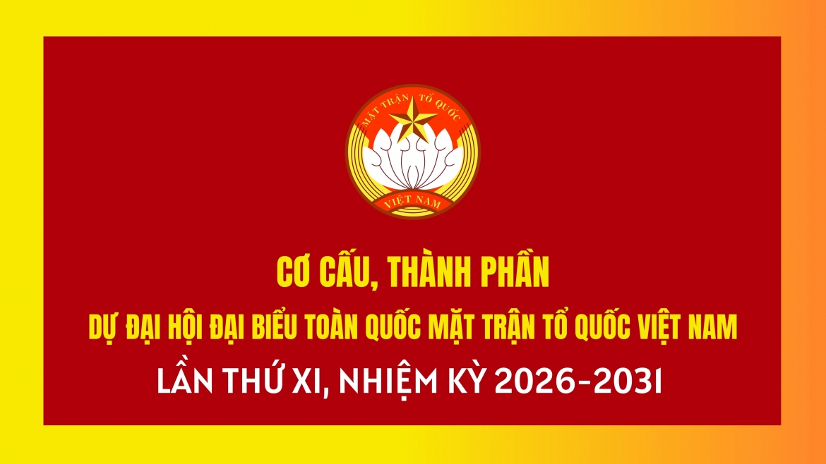Cơ cấu, thành phần đại biểu dự Đại hội XI của Mặt trận Tổ quốc Việt Nam